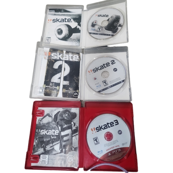 Skate Set PS3 Skate, Skate 2 and Skate 3 Tested - Picture 3 of 3